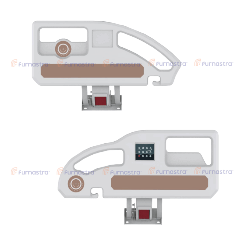 ABS PANEL SIDE RAILING WITH BRACKET MECHANISM (Sahara 5)