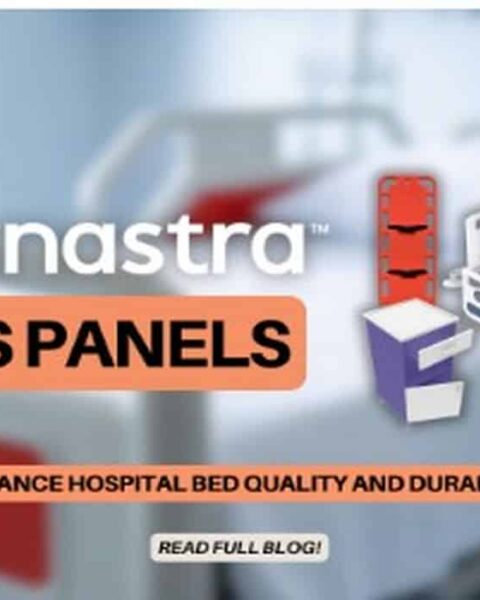 ABS plastic panels for hospital beds