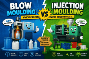 Blow Moulding vs Injection Moulding: Which Process Powers Which Products?